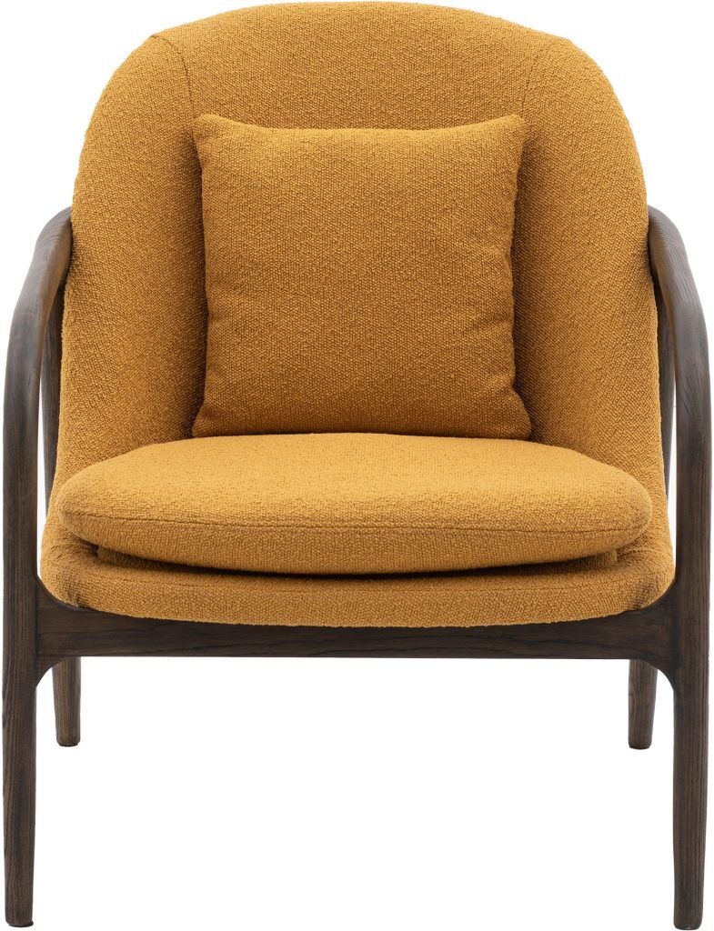 Gallery Direct Alegra Armchair Ochre | Shackletons