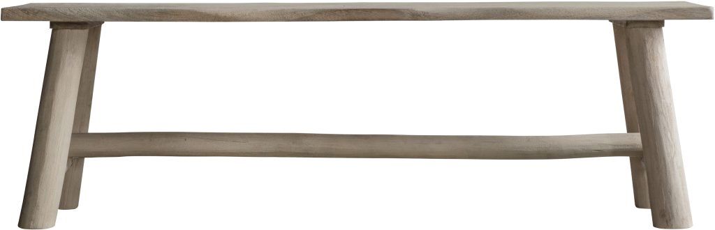 Gallery Direct Alberta Bench Natural Rustic | Shackletons