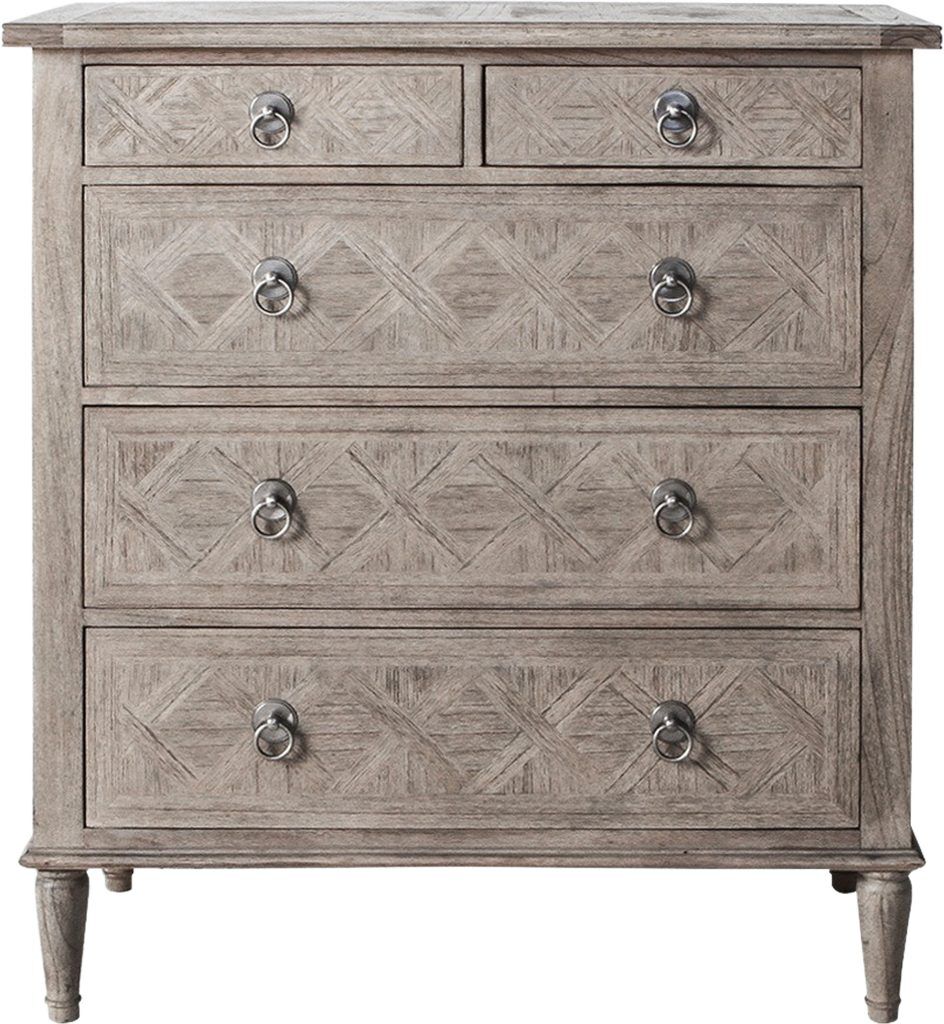Gallery Direct Mustique 5 Drawer Chest | Shackletons