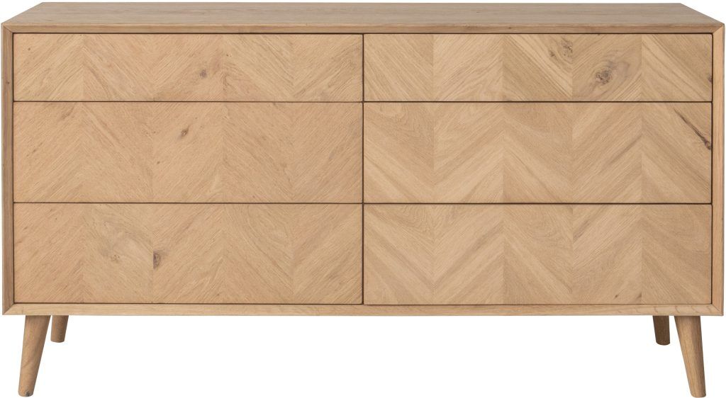 Gallery Direct Milano 6 Drawer Chest | Shackletons