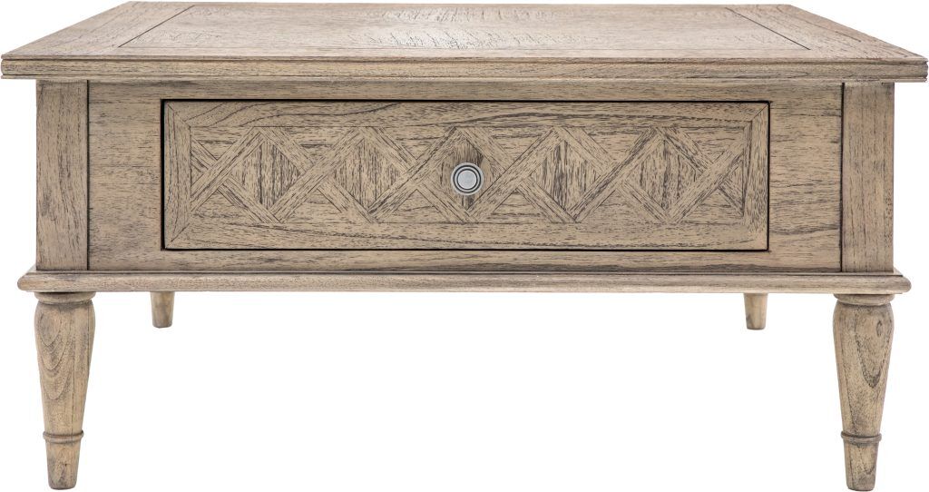 Gallery Direct Mustique Square 2 Drawer Coffee Table | Shackletons