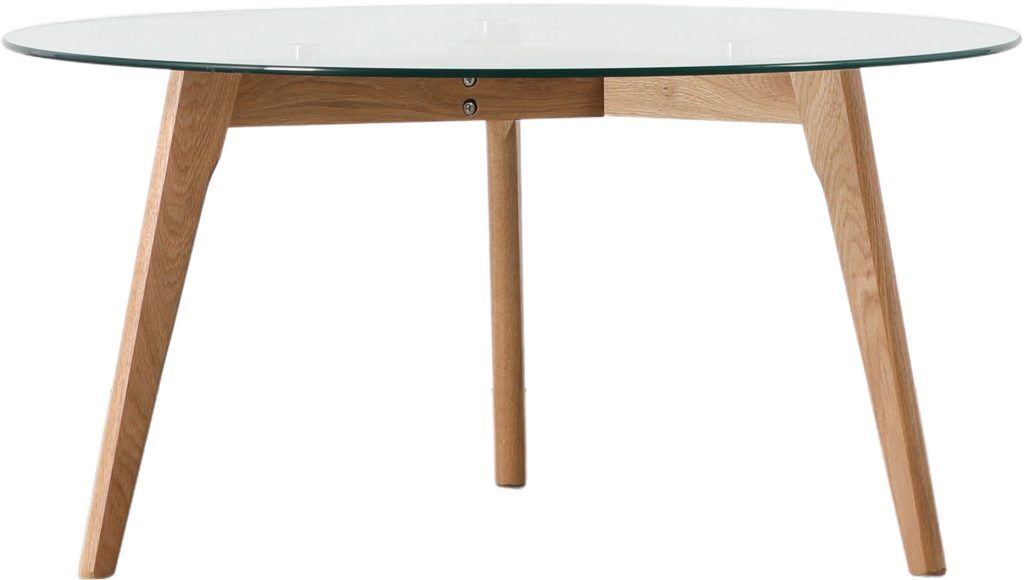 Gallery Direct Blair Round Coffee Table Oak | Shackletons