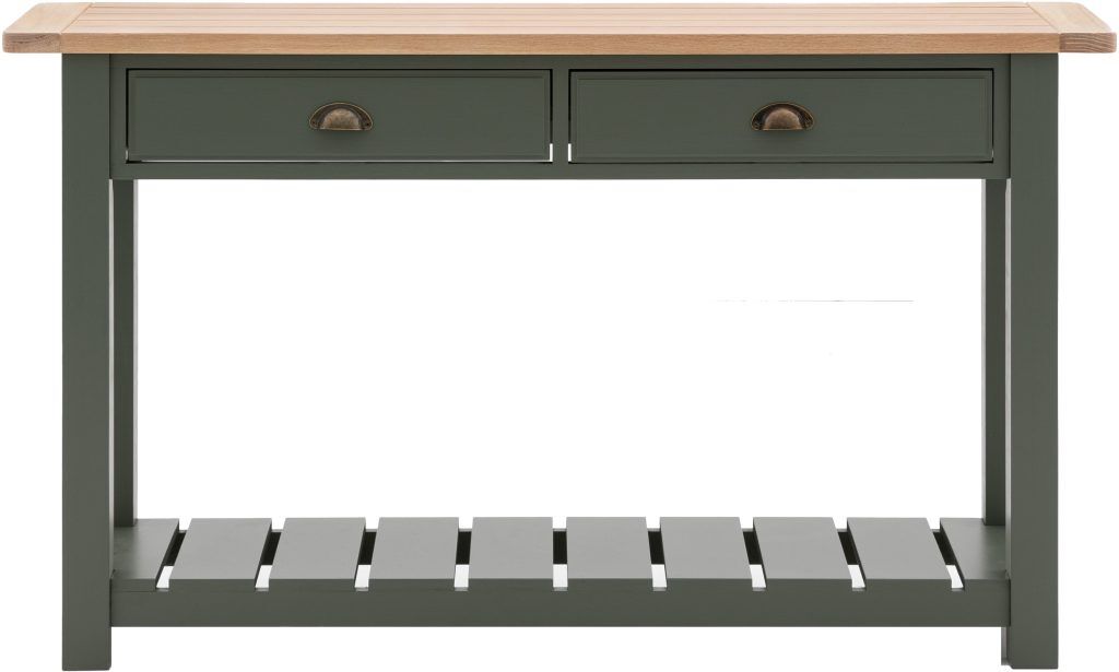 Gallery Direct Eton 2 Drawer Console Moss | Shackletons