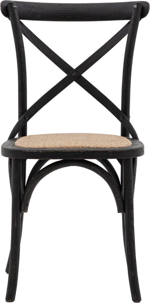 Gallery Direct Cafe Chair BlackRattan Set of 2 | Shackletons