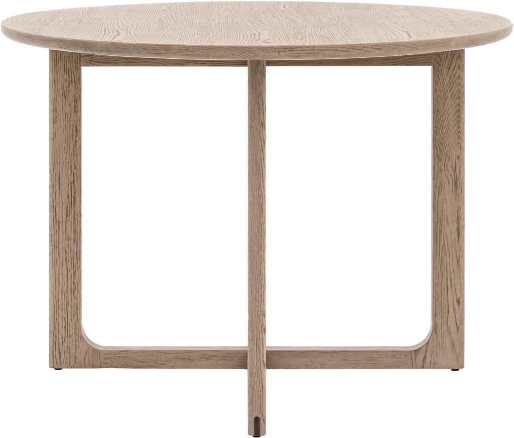 Gallery Direct Craft Round Dining Table Smoked | Shackletons