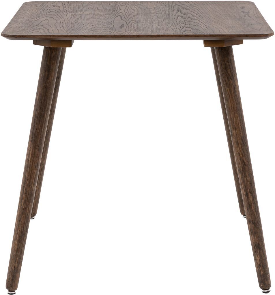 Gallery Direct Hatfield Square Dining Table Smoked | Shackletons