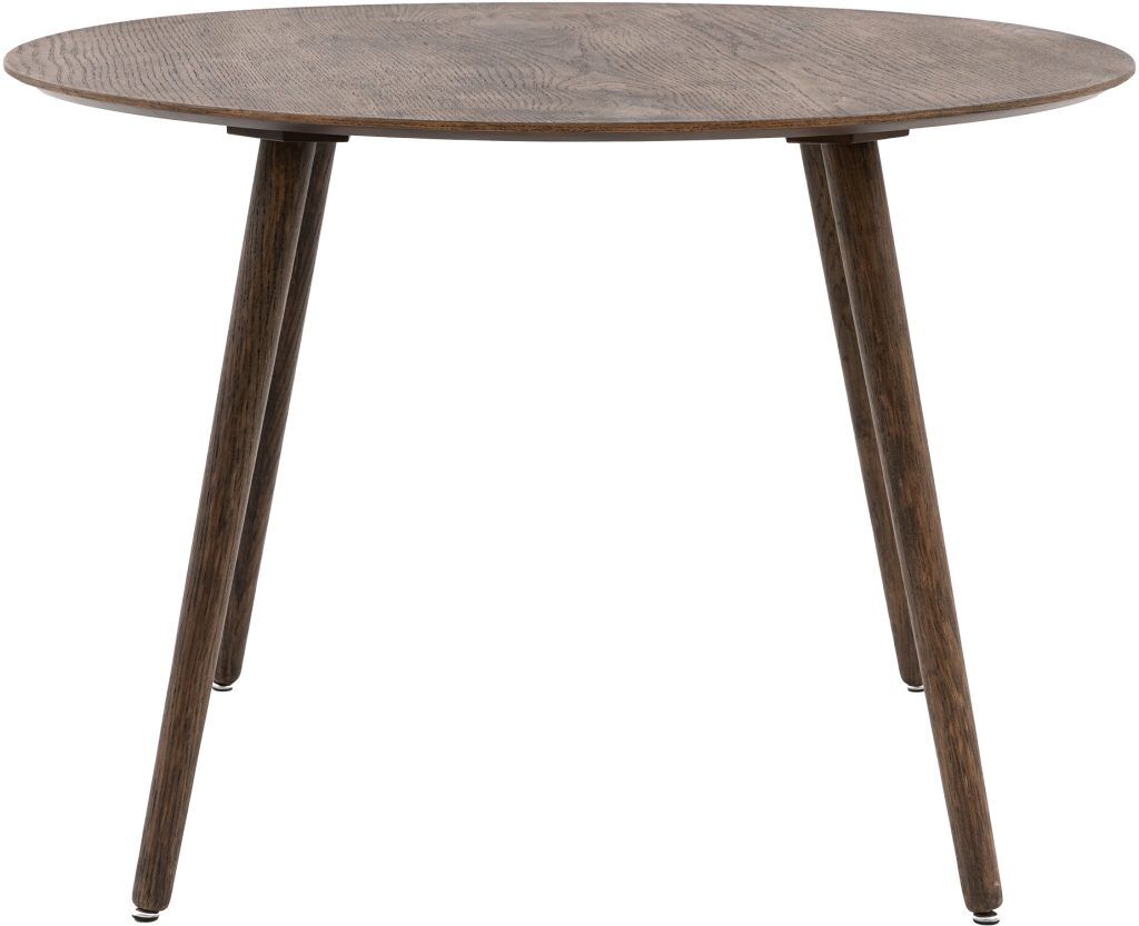 Gallery Direct Hatfield Round Dining Table Smoked | Shackletons