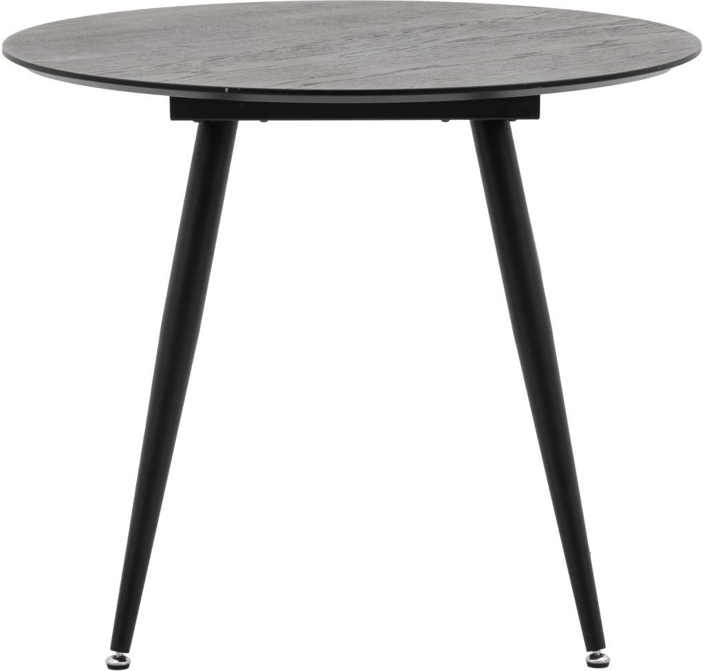 Gallery Direct Astley Round Dining Table Black | Shackletons
