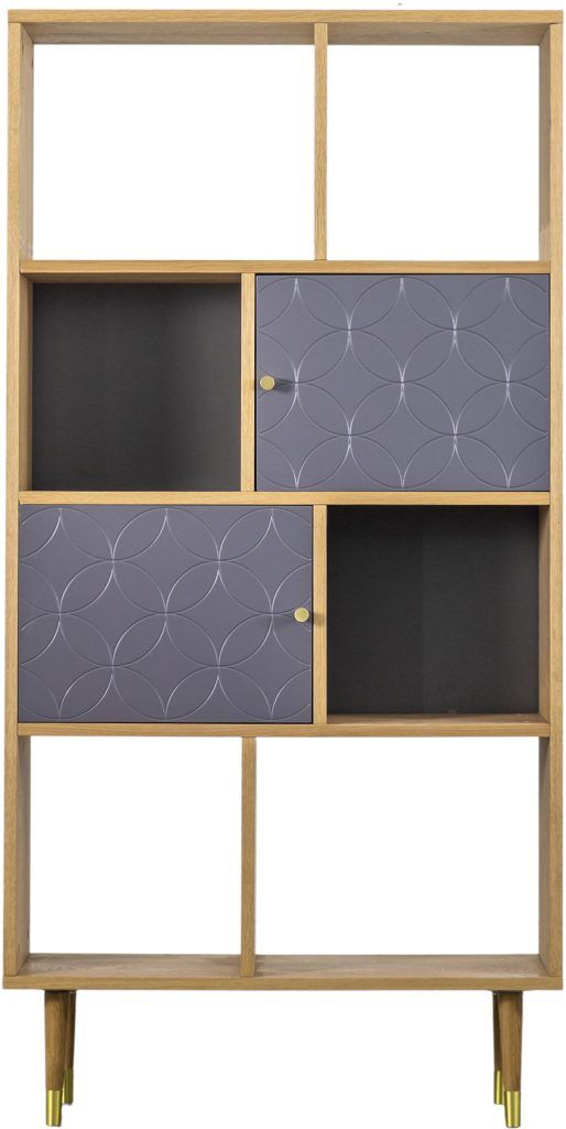 Gallery Direct Newbury Display Unit Oak Grey | Shackletons