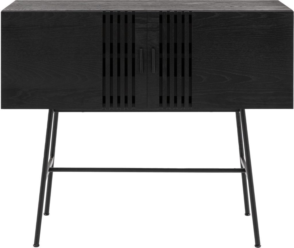 Gallery Direct Holsen 2 Door Sideboard Black | Shackletons