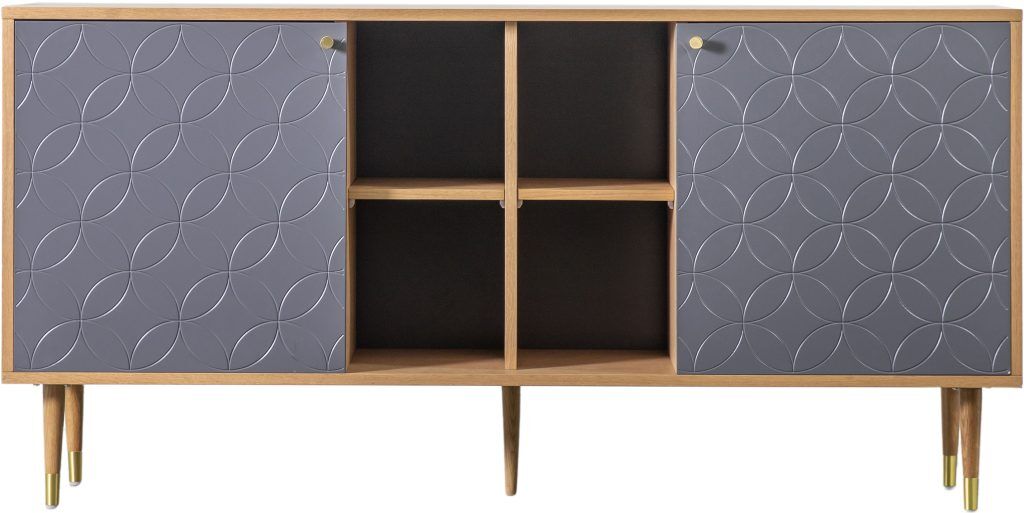 Gallery Direct Newbury Sideboard Oak Grey | Shackletons