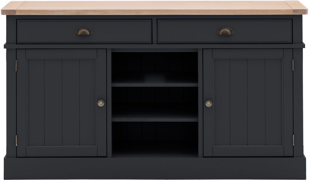 Gallery Direct Eton 2 Door2 Drawer Sideboard Meteor | Shackletons