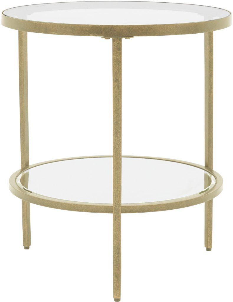 Gallery Direct Hudson Side Table Champagne | Shackletons