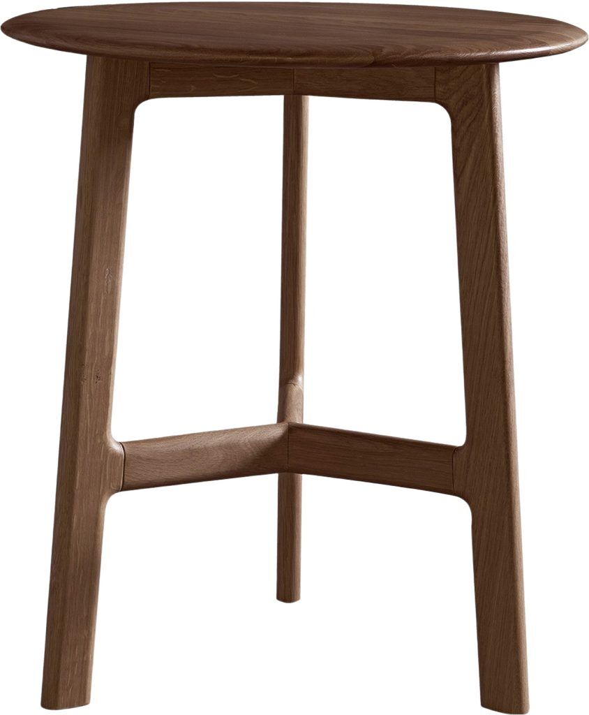 Gallery Direct Madrid Round Side Table Walnut | Shackletons