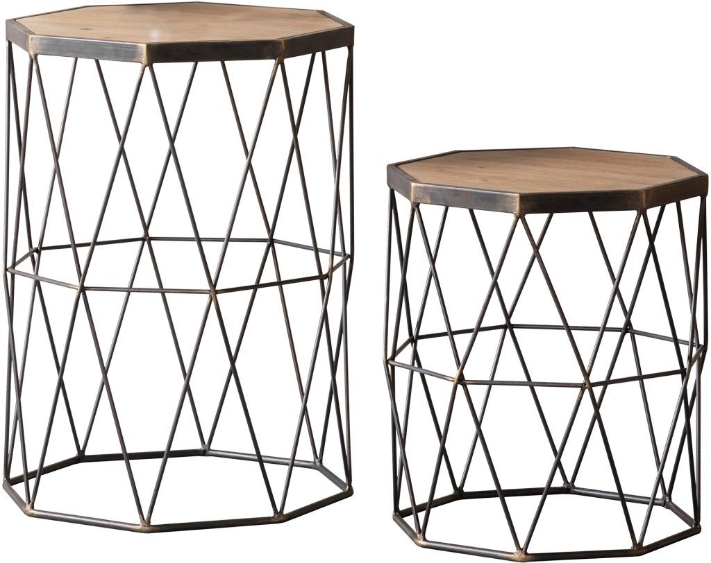 Gallery Direct Marshal Side Table  Set of 2 | Shackletons