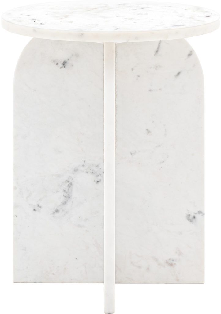 Gallery Direct Amalfi Side Table White | Shackletons