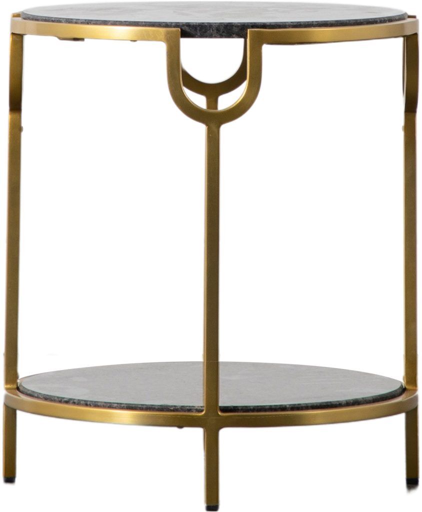 Gallery Direct Weston Side Table Black Granite | Shackletons