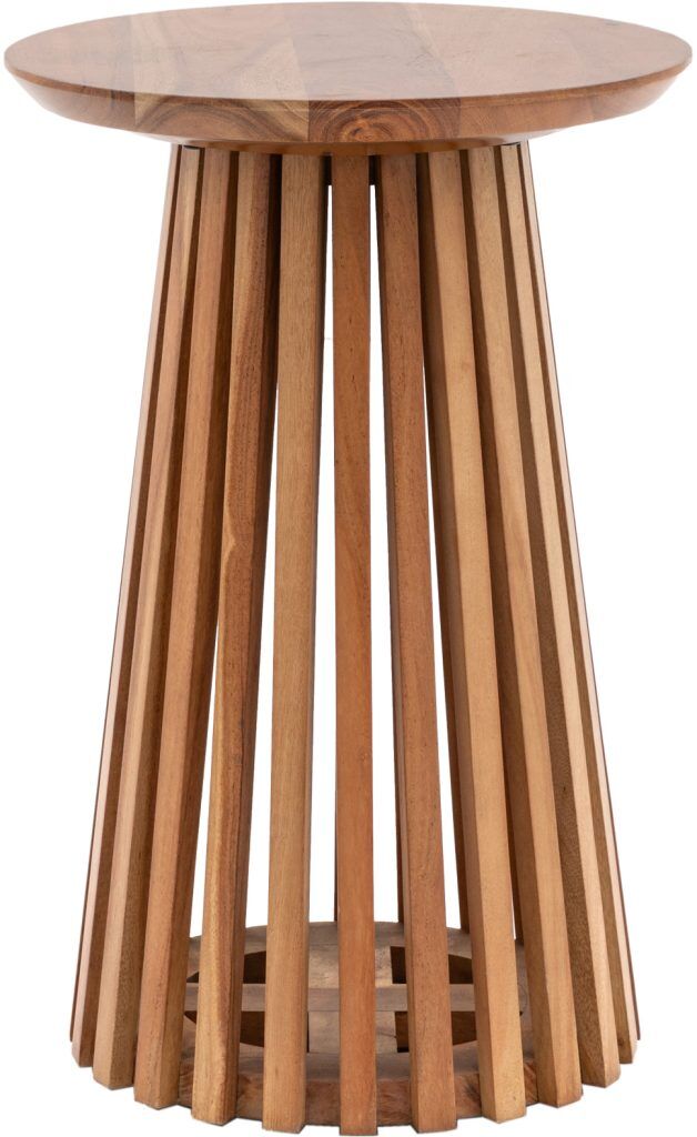 Gallery Direct Brookland Slatted Side Table | Shackletons