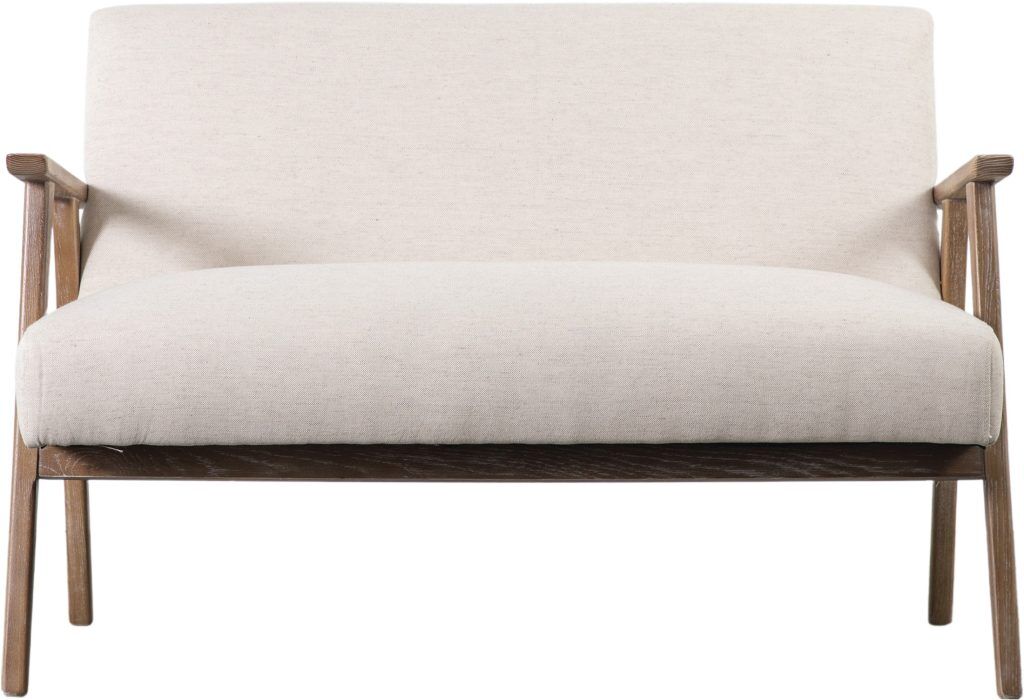 Gallery Direct Neyland 2 Seater Sofa Natural Linen | Shackletons