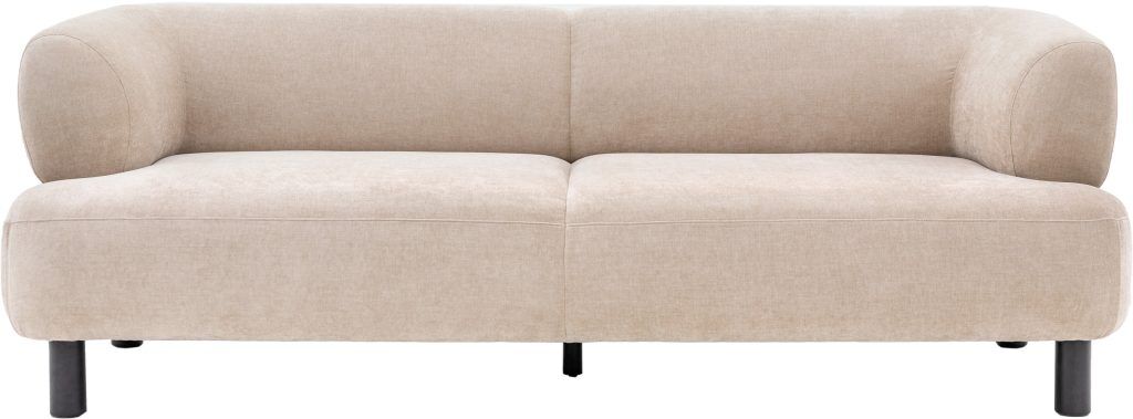 Gallery Direct Ardo 3 Seater Sofa Cream | Shackletons