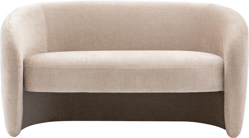 Gallery Direct Curvo 2 Seater Sofa Cream | Shackletons