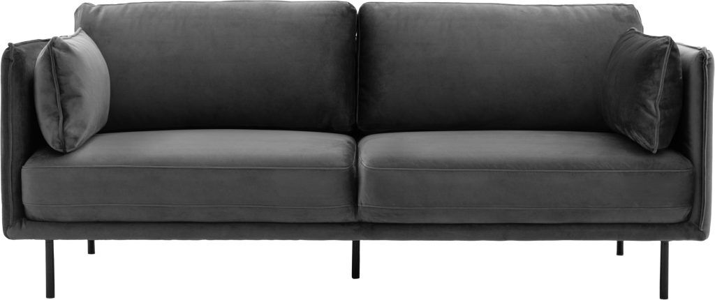 Gallery Direct Wigmore Sofa Truffle Velvet | Shackletons