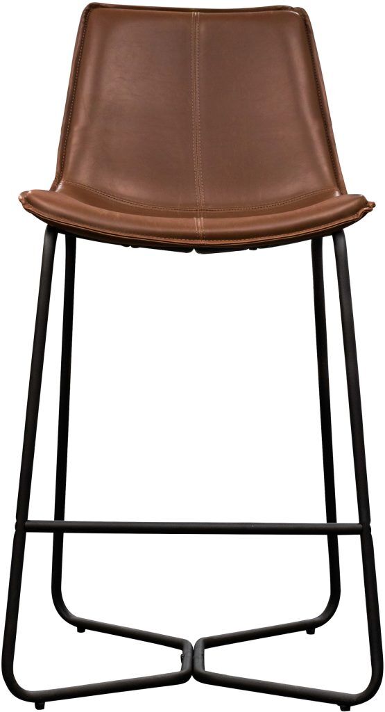 Gallery Direct Hawking Stool Brown Set of 2 | Shackletons