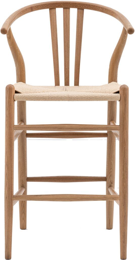 Gallery Direct Whitney Bar Stool Natural Set of 2 | Shackletons