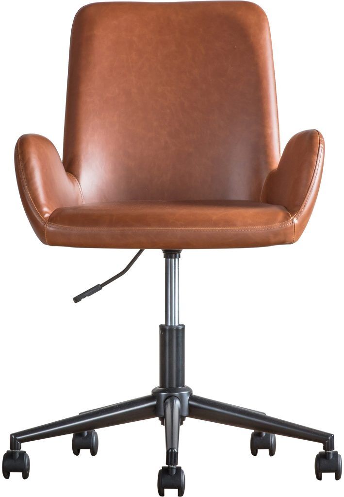 Gallery Direct Faraday Swivel Chair Brown | Shackletons