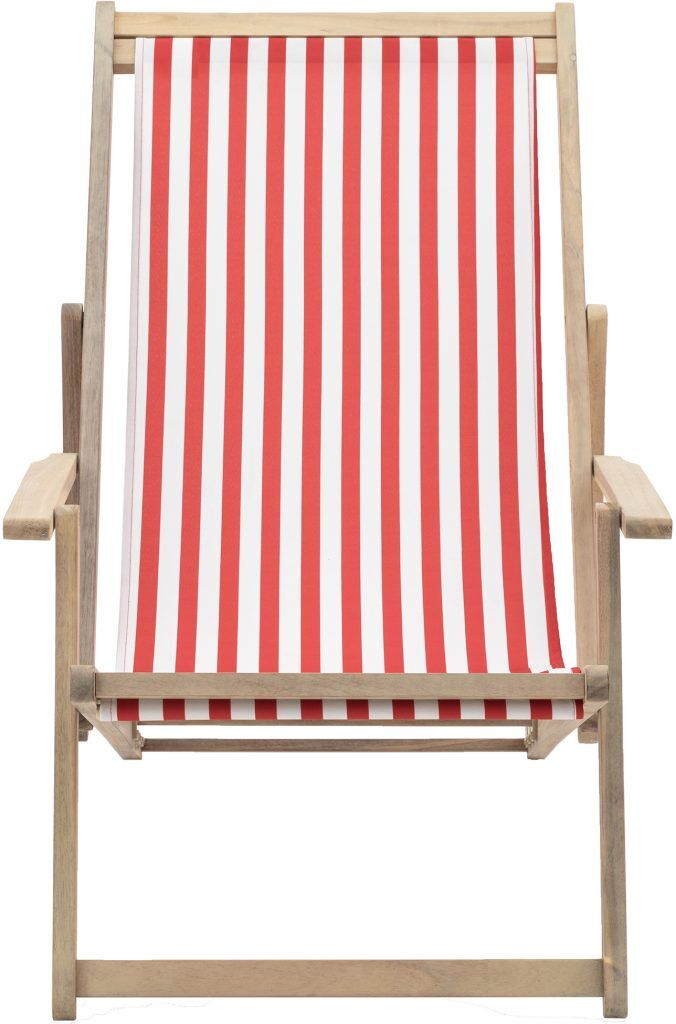 Gallery Direct Red Stripe Deck Chair | Shackletons