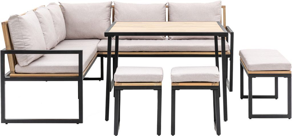 Gallery Garden Naples Corner Dining Set | Shackletons