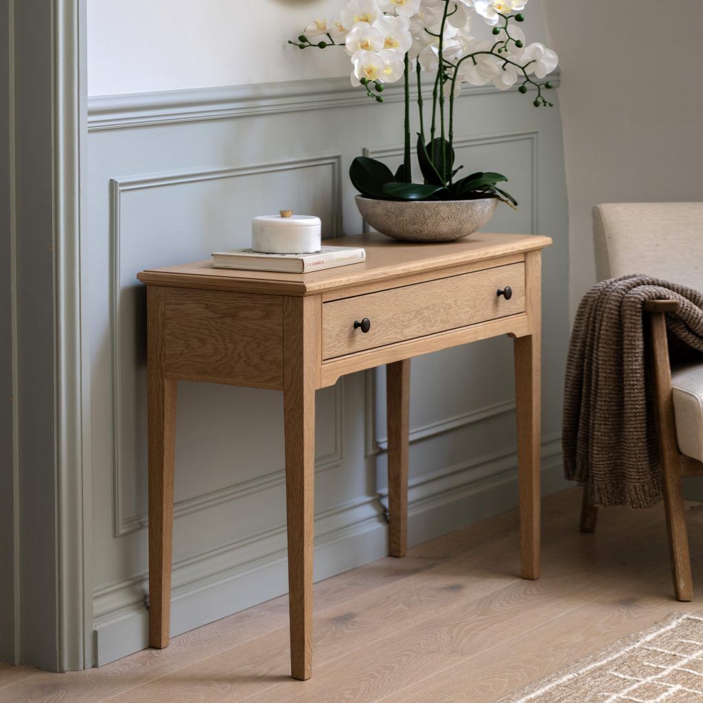 Gallery Direct Malvern 1 Drawer Console | Shackletons
