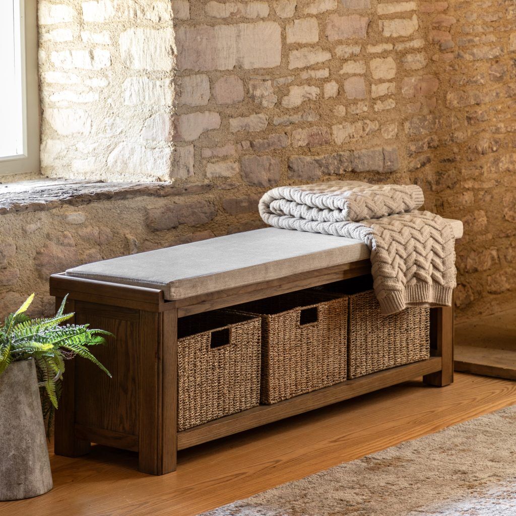 Gallery Direct Hardwick Hall Bench | Shackletons