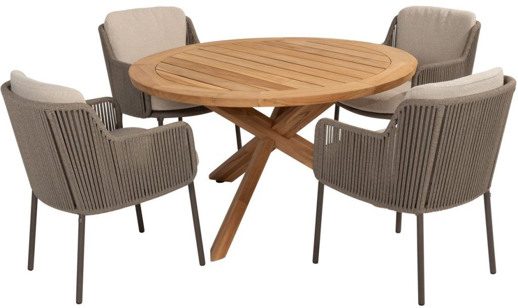 4 Seasons Outdoor Bernini 4 Seat Dining Set | Shackletons