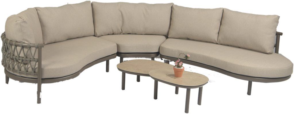 4 Seasons Outdoor Piacenza Corner Chaise Set | Shackletons