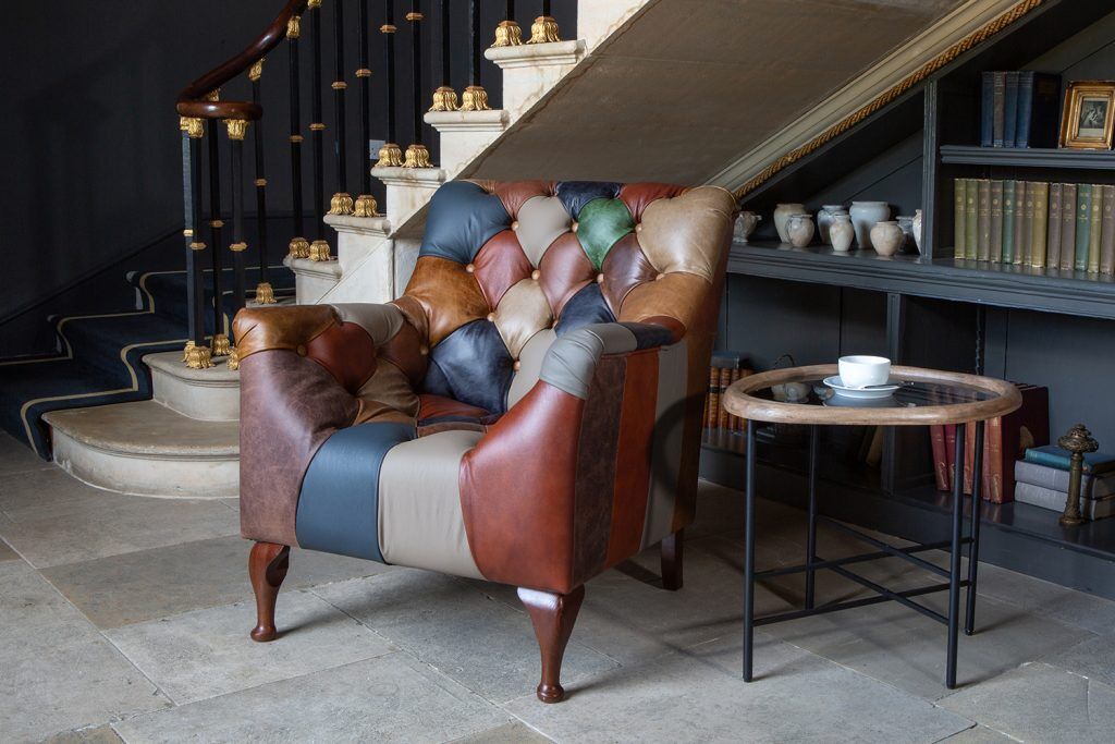 Vintage Sofa Company Bamford Leather Patchwork ArmchairVSC26 | Shackletons