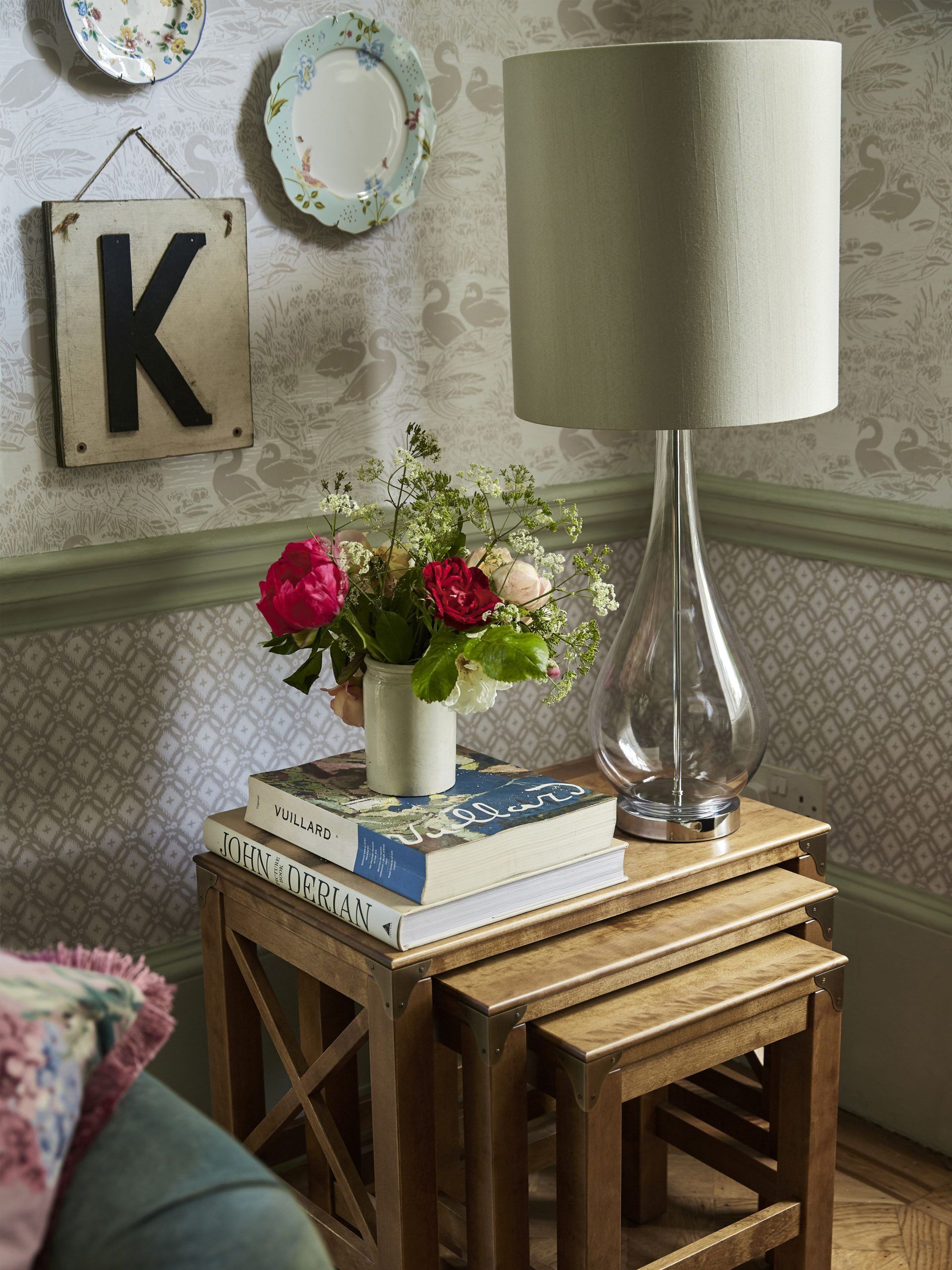 Laura Ashley Balmoral Nest of 3 Tables in Honey