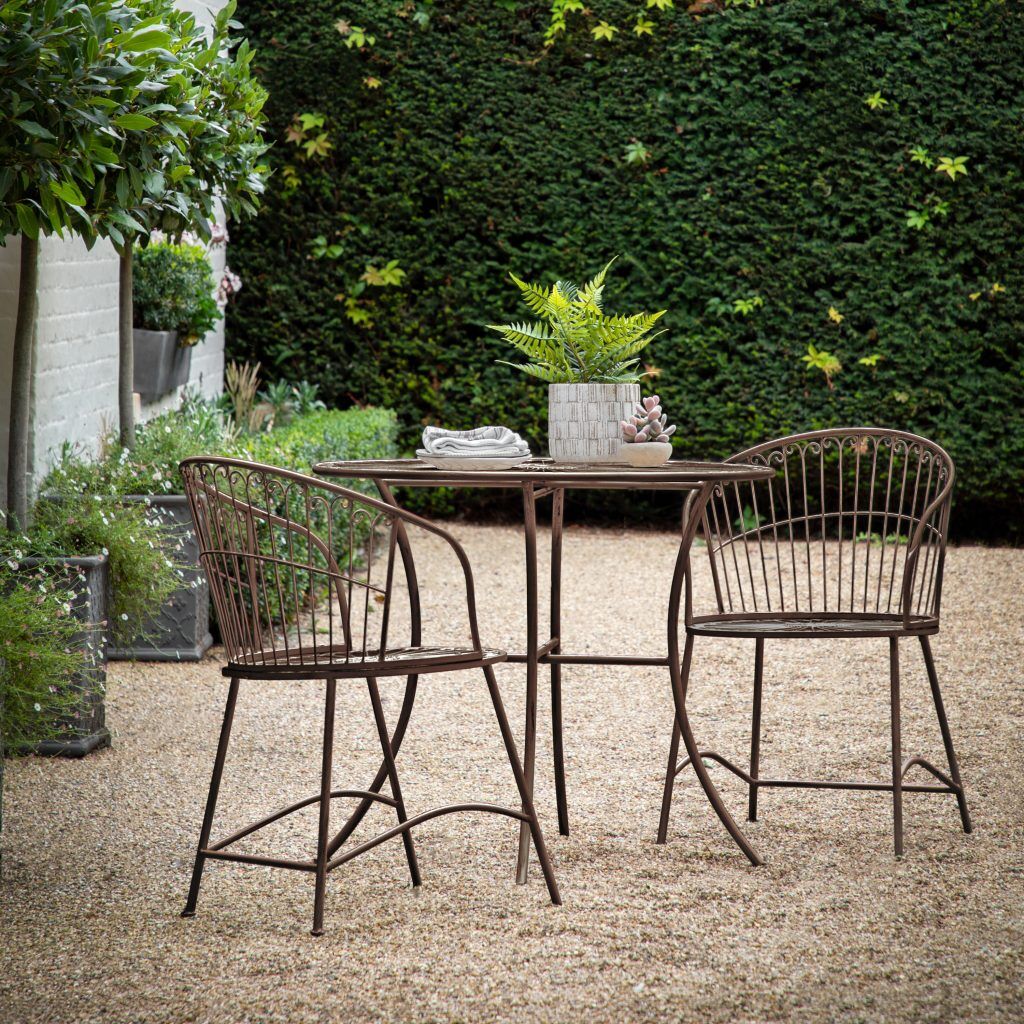 Gallery Outdoor Siracusa 2 Seater Bistro Set Noir | Shackletons