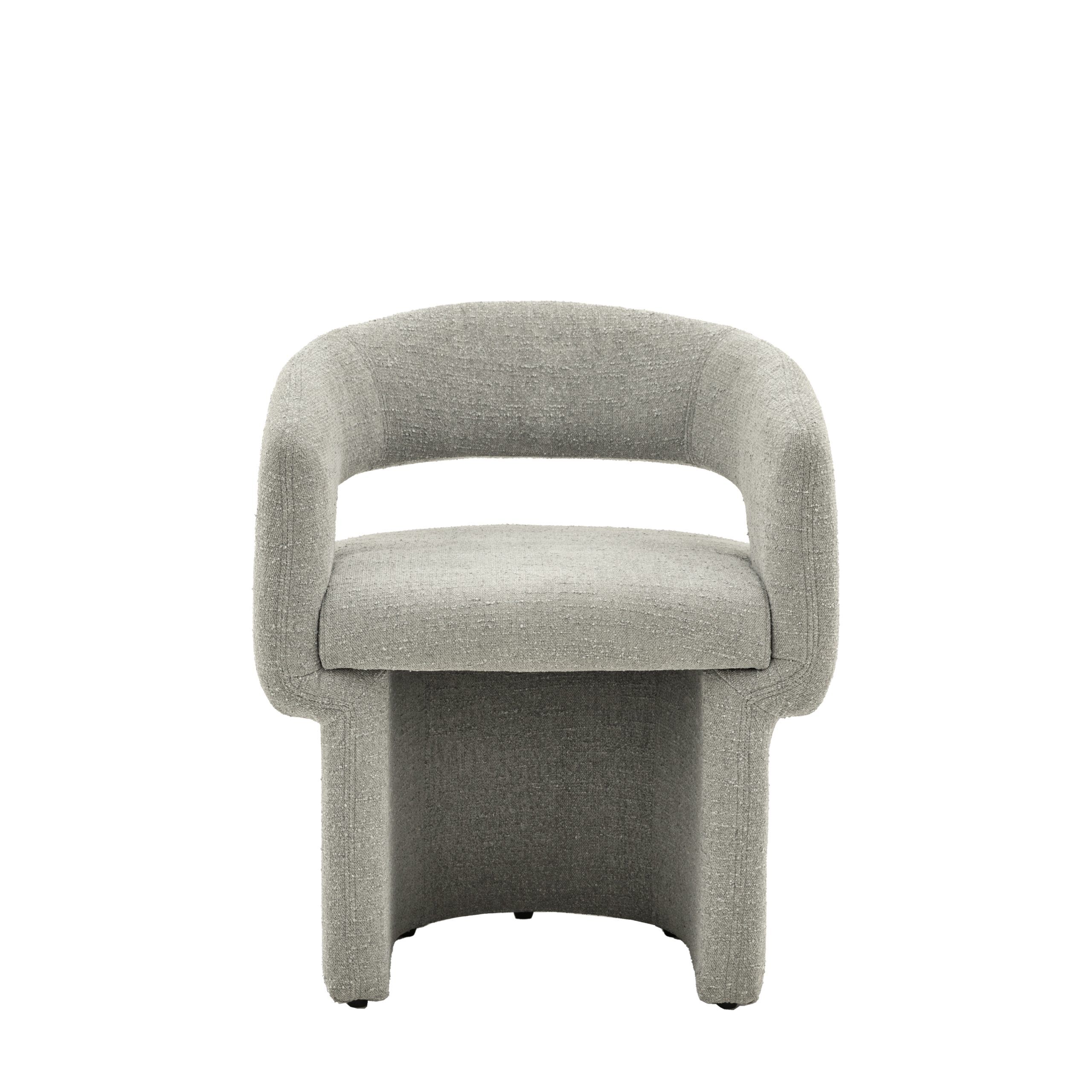 Gallery Direct Sloane Dining Chair Grey Boucle