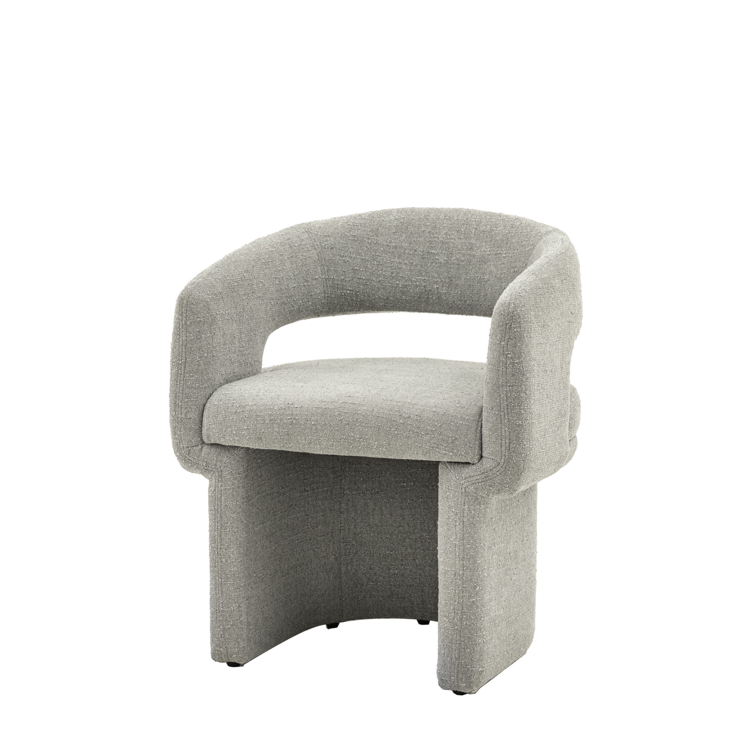 Gallery Direct Sloane Dining Chair Grey Boucle