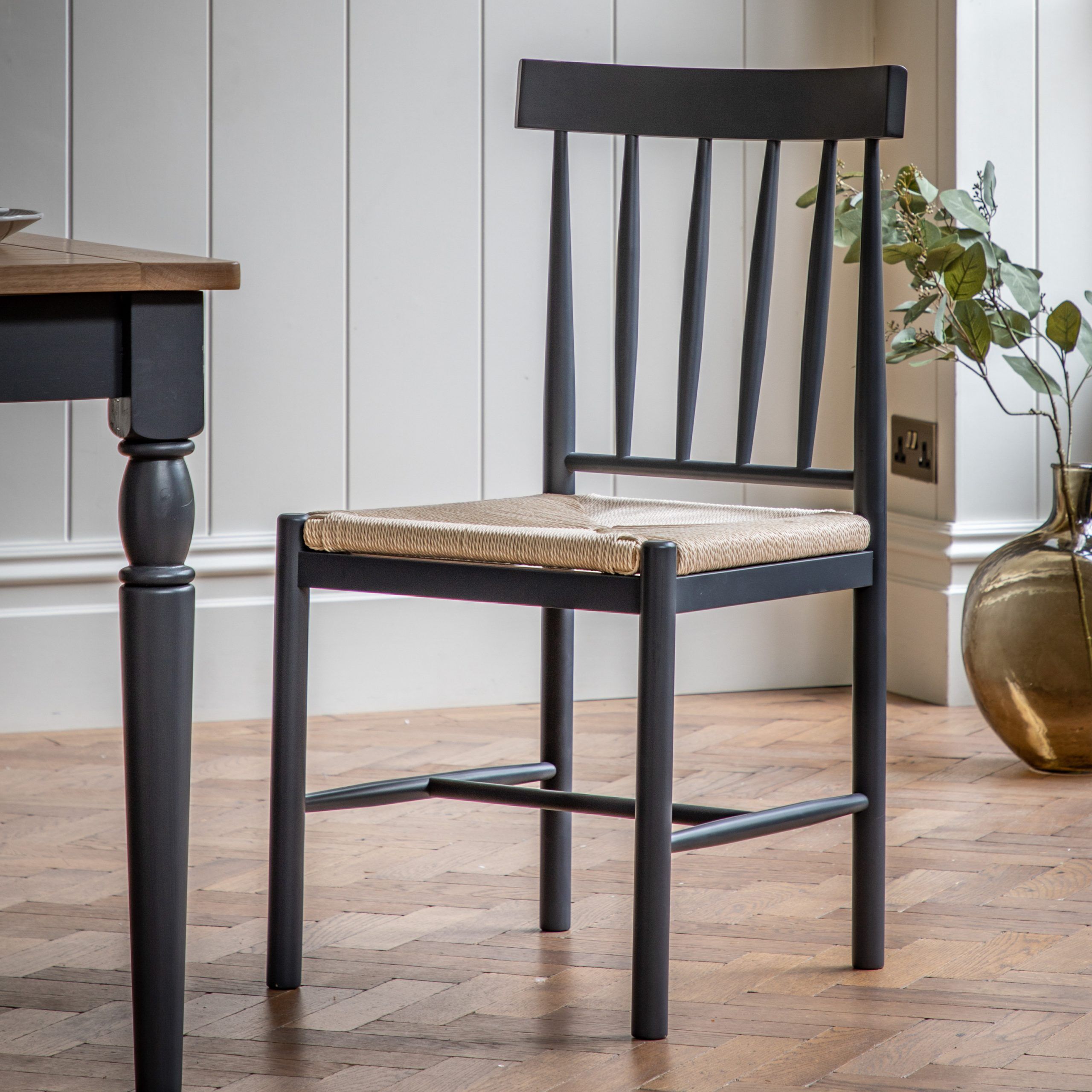 Gallery Direct Eton Dining Chair Meteor (Set of 2)