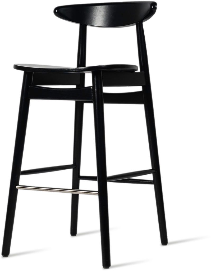 Vincent Sheppard Teo Counter Stool Nearly Black | Shackletons