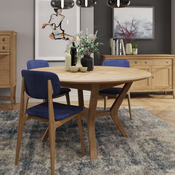 Carlton Furniture   Gibson Circular Extending Dining Table | Shackletons