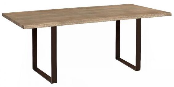 Carlton Furniture   Modena 150cm U Leg Grey Oiled Dining Table | Shackletons