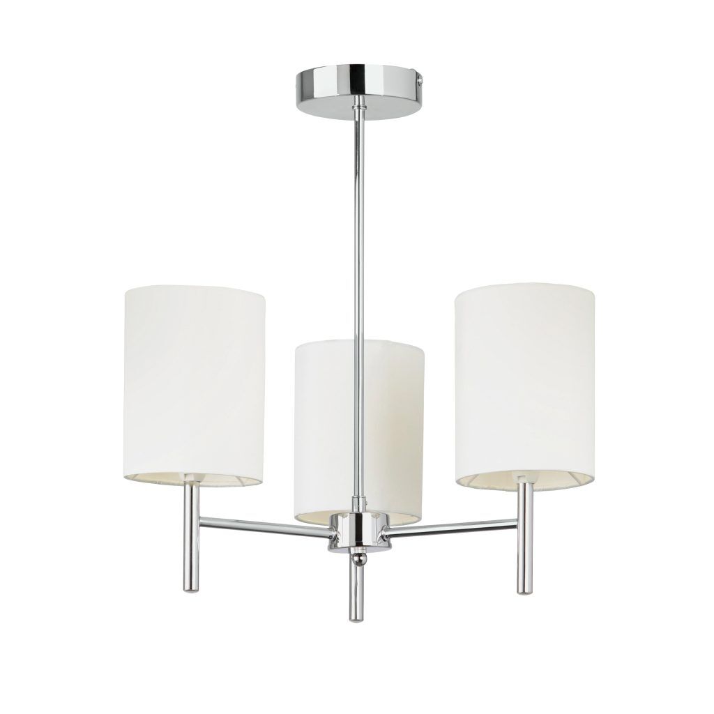 Gallery Direct Brio Ceiling Lamp Chrome | Shackletons