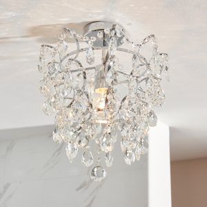 Gallery Direct Alisona Bathroom 1 Ceiling Light | Shackletons