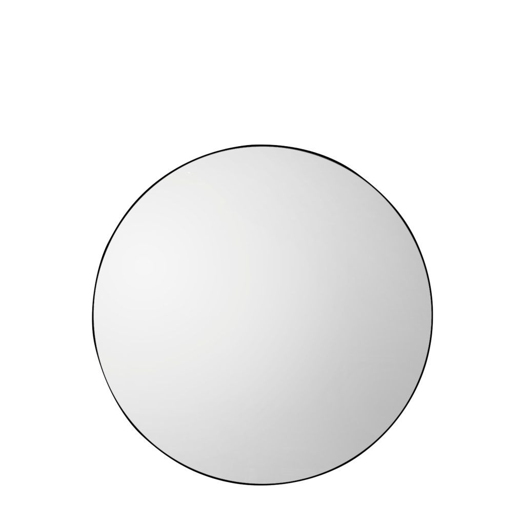 Gallery Direct Bowie Round Mirror Black | Shackletons