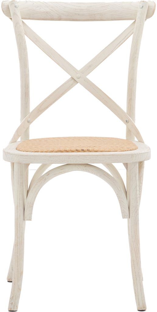 Gallery Direct Cafe Chair WhiteRattan Set of 2 | Shackletons