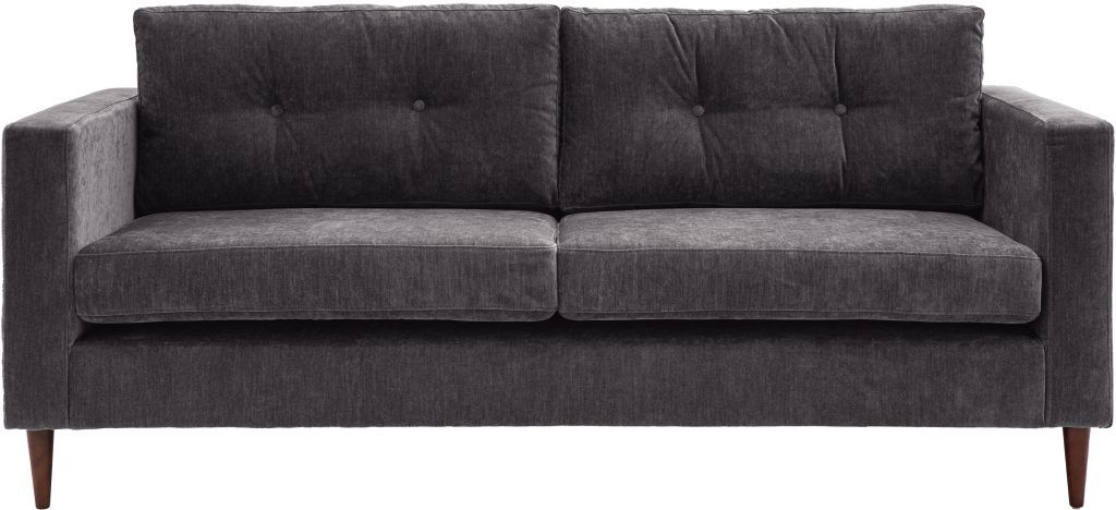 Gallery Direct Whitwell Sofa 3 Seater Charcoal | Shackletons