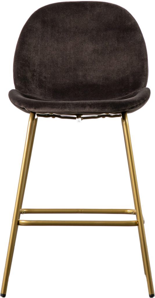Gallery Direct Flanagan Stool Black Velvet Set of 2 | Shackletons